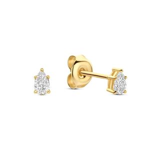 Isabel Bernard Accessoires, Dames, Geel, ONE Size, De la Paix Eloise Oorstekers