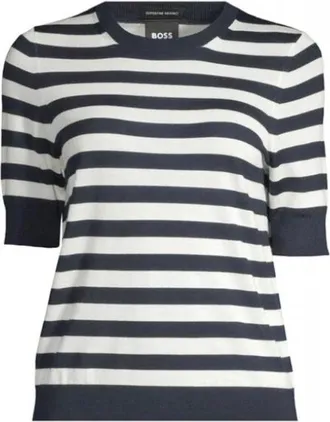 HUGO BOSS Donna, Maglie, Blu, S, new