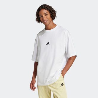 adidas T-Shirt ADIDAS SPORTSWEAR M FI SL T, Herren, Gr. XXL, weiss (wei&szlig;), Obermaterial: 100% Baumwolle, Shirts T-Shirt, sportlicher Stil, Kurzarm, mit klein