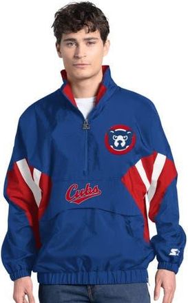 Starter Mens Starter Royal Chicago Cubs Cooperstown Chief Half-Zip Pullover at Nordstrom, Size Small