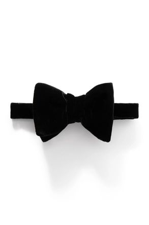 Tom Ford Pre-Tied Cotton-Velvet Bow Tie