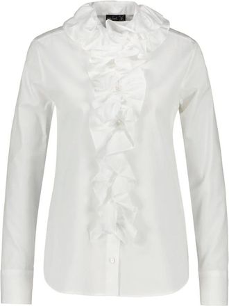 van Laack Overhemden, Dames, Wit, XS, Katoen, Bathia Q1Pb Blouse