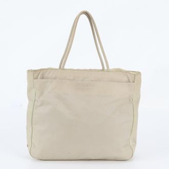 Prada Beige Handbag Shoulder Bag Tote Bag (Pre-Owned)