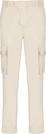 Balmain Cotton Cargo Broeken - Heren - Slim Fit Broeken - Beige - L - Katoen - Broeken