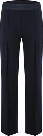 Cambio Broeken, Dames, Blauw, 2XS L32, Wijde broek