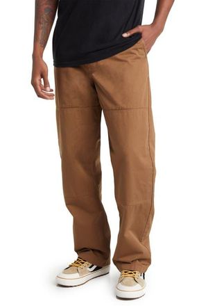 Vans Authentic Loose Fit Stretch Chinos in Sepia at Nordstrom, Size 30