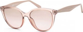 Ferragamo Womens SF1073S-278 SF1073S 54 278 Fashion Sunglasses - Beige - One Size
