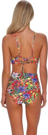 Sunsets Hannah High Waist Bikini Swim Bottoms in Surfs Up at Nordstrom, Size X-Large