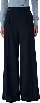 Marni Dames, Broeken, Zwart, Maat: S Wol