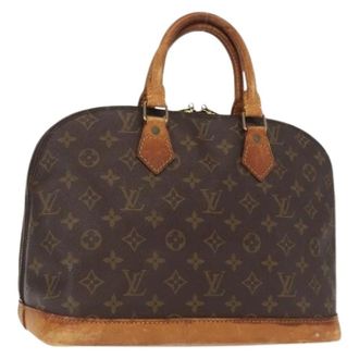 Louis Vuitton Pre-owned Canvas Handtas - Dames - Pre-owned - Bruin - Maat: ONE Size