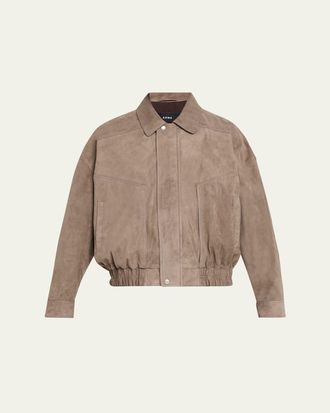 Arma Frederica Suede Bomber Jacket