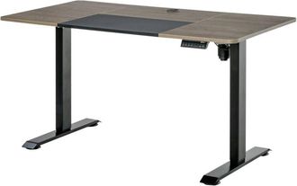 Vinsetto Vinsetto - Escritorio El&eacute;ctrico De Pie Soporte De Escritorio Con Altura Ajustable Y 4 Teclas De Memoria Para Oficina Hogar 140x70x72-116 Cm