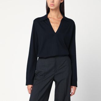 Gucci Navy blue wool sweater