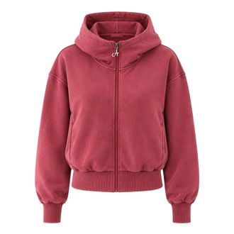 Deha Felpa con zip effetto marmorizzato - - Sport - Donna - Marrone - M