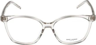Saint Laurent Glasses, female, Beige, Size: 55 MM SL M162 Eyeglasses