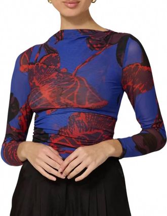 Cleobella Remy Top In La Rouge Print