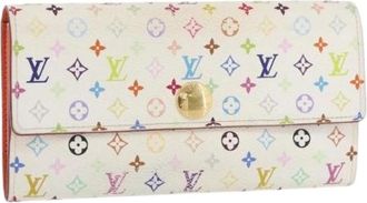 Louis Vuitton Pre-owned Wallets, female, Multicolor, Size: ONE SIZE Pre-owned Long Wallet