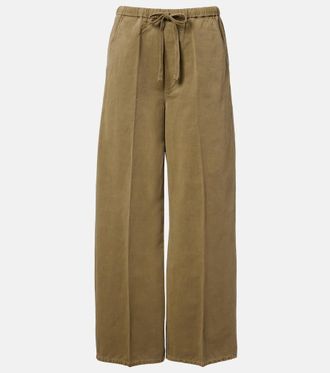 Citizens Of Humanity Aurora cotton and linen wide-leg pants