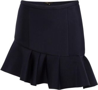 Maje Asymmetric Ruffle Mini Skirt Size XS