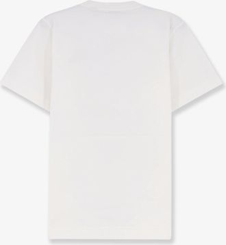 Burberry Mens T-Shirt White Cotton T-Shirts And Polos