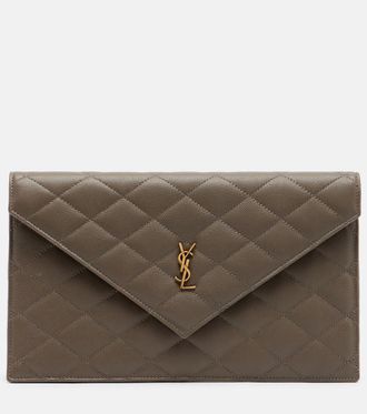 Saint Laurent Clutch Paris in pelle