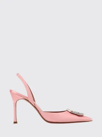 Amina Muaddi High Heel Shoes Woman color Pink