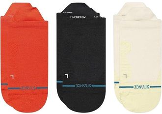 Stance Ecliptic Ultra Tab 3 Pack Womens Crew Cut Socks Shoes Coral : MD/LG (Womens 10-13), Cotton/Nylon/Polyester