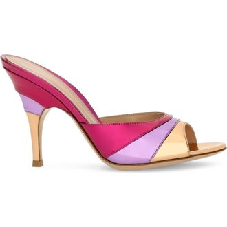 Gianvito Rossi Marea 95 Mules in Purple And Pink Calf Leather at Nordstrom, Size 35.5