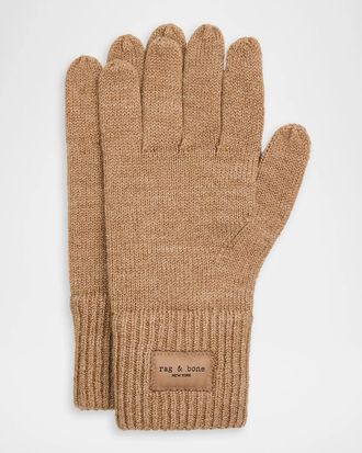Rag & Bone Blake Wool-Blend Tech Gloves