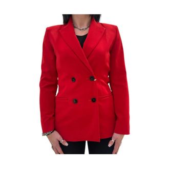 Marella Stretch Twill Blazer - Dames - Blazers - Rood - L - Jassen