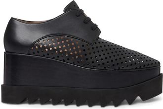 Stella McCartney Brogues met plateauzool - Zwart
