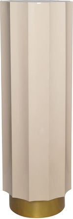 Richmond Interiors Design Blumen- und Dekos&auml;ule Isabelle Beige, &oslash; 30 x 90 cm