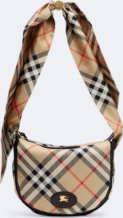 Burberry Burberry Check silk twill shoulder bag