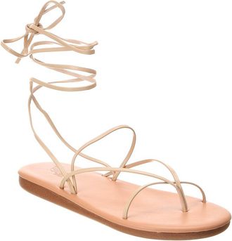 Ancient Greek Sandals String Flip Flop Leather Sandal