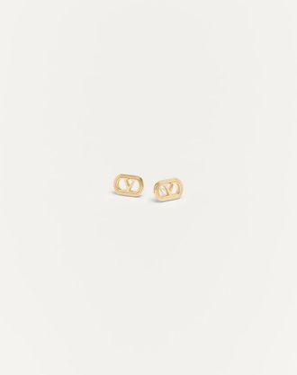 Valentino Garavani Orecchini Ovalette In Metallo Donna ORO UNI