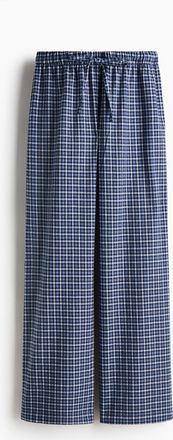 H&M Schlafhose aus Flanell - Blue