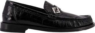 Fendi Loafers - Heren - Loafers - Zwart - 40 EU - Leer - Schoenen