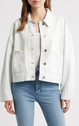 Frame Denim The Boxy Field Denim Jacket in Trinity at Nordstrom Rack, Size Medium