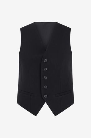 Frankie Shop Einreihige Weste Gelso