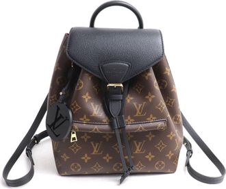 Louis Vuitton Monogram Noir Monogram Backpack (Pre-Owned)