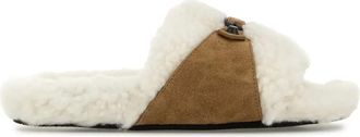 Balenciaga Slippers in pelle scamosciata - Bianco