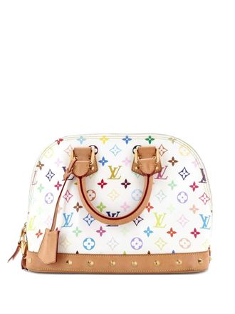 Louis Vuitton Alma NM Handbag Monogram Multicolor PM satchel - White