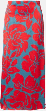 Dries Van Noten Floral pencil skirt