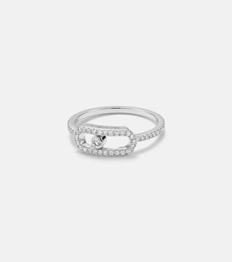 Messika Anillo Move Uno de oro blanco de 18 ct con diamantes