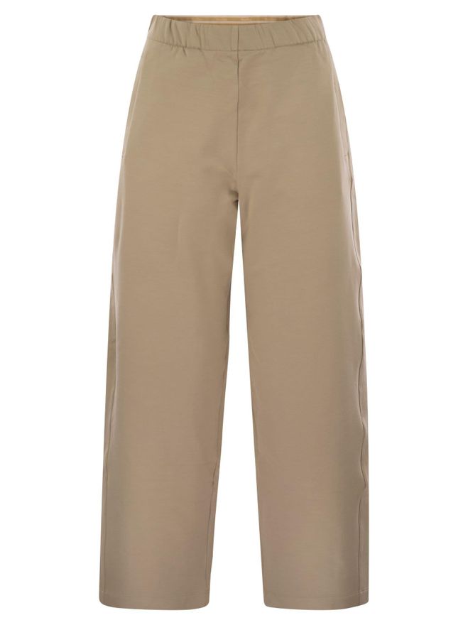 パンツ Max Mara FILOVIA - Silk and cotton fleece trousers Max Mara Filovia Silk And Cotton Fleece Trousers from