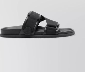 Moncler open toe rubber sole sandals