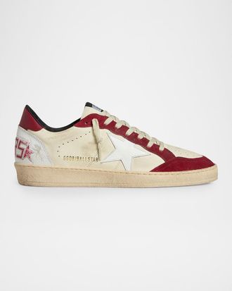 Golden Goose Men & apos;s Ball Star Nappa Leather Low-Top Sneakers