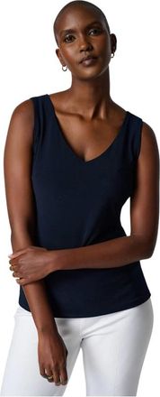 Joseph Ribkoff Mouwloze Top Stijlvol Model - Dames - Tops zonder mouwen - Blauw - 2XL - Tops