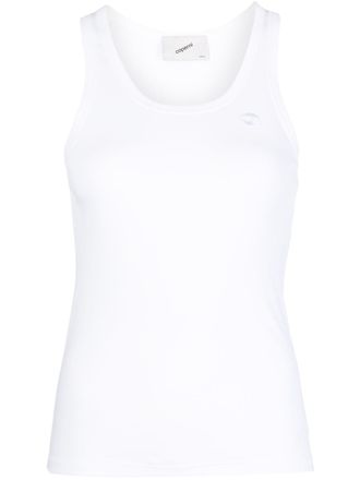 Coperni U-neck tank top - White