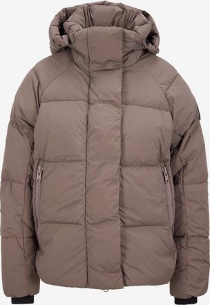 Canada Goose Kurze Daunenjacke mit Stehkragen aus technischem Gewebe Junction